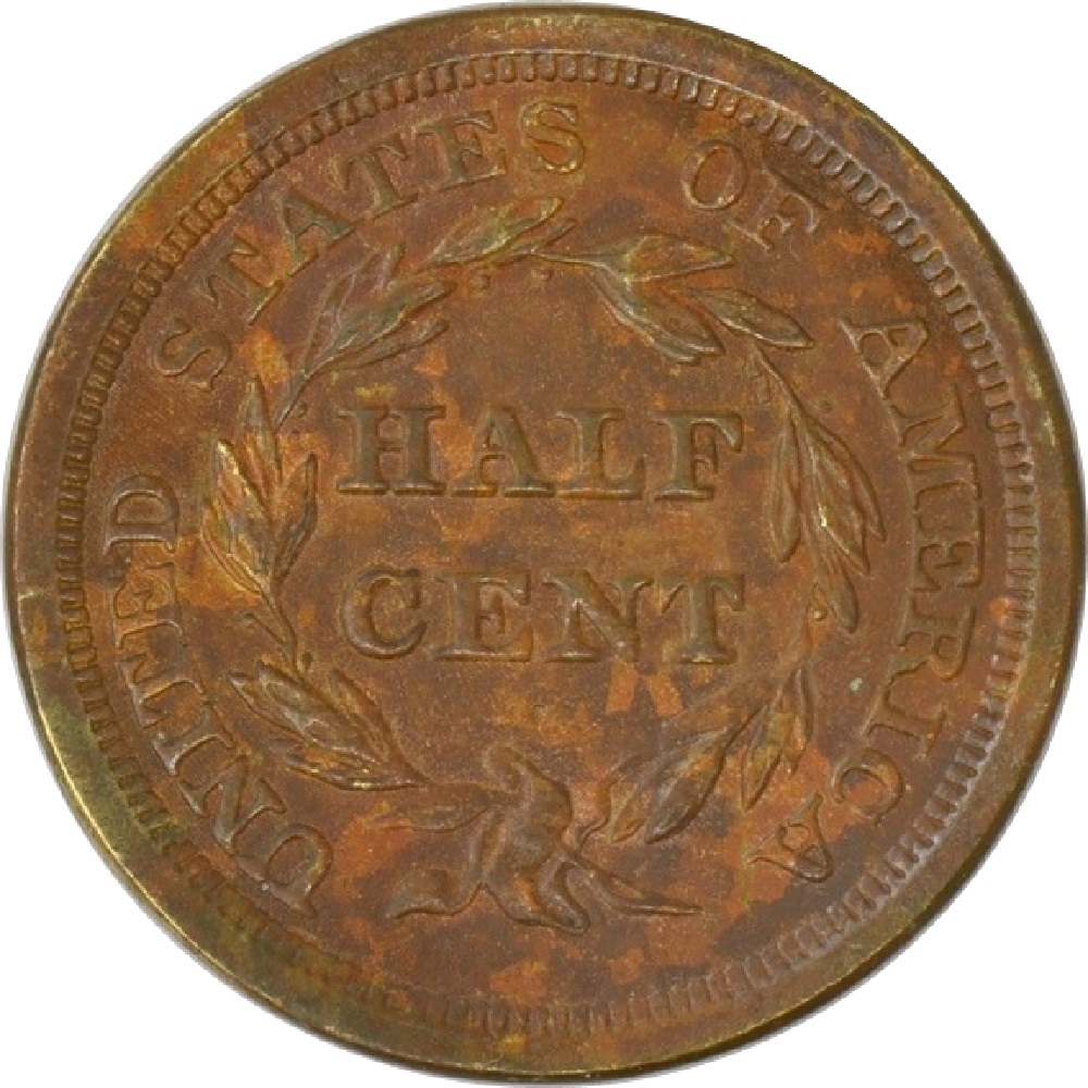 1857-Braided-Hair-Half-Cent